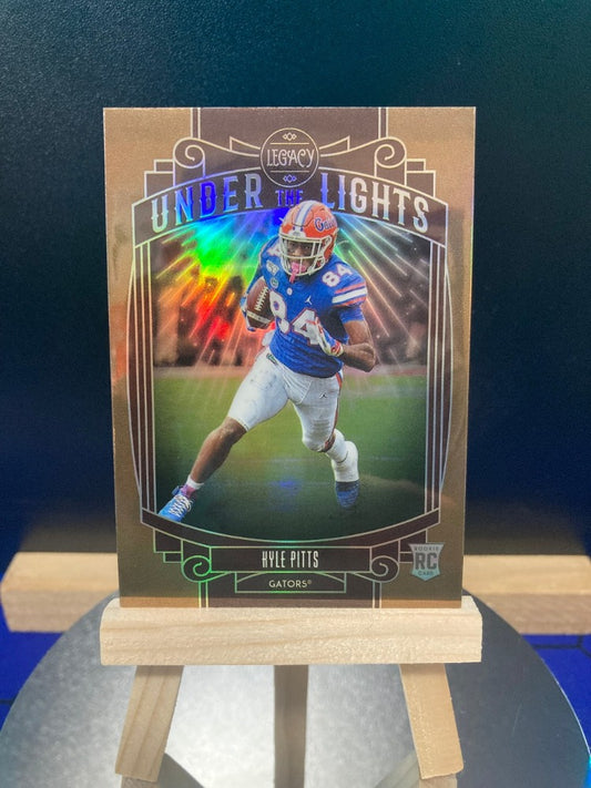 Kyle Pitts ~ 2021 Panini Legacy Under the Lights Bronze /100