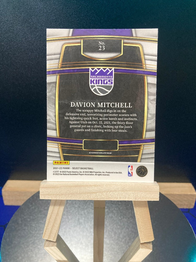 Davion Mitchell ~ 2021-22 Select Rookie RC